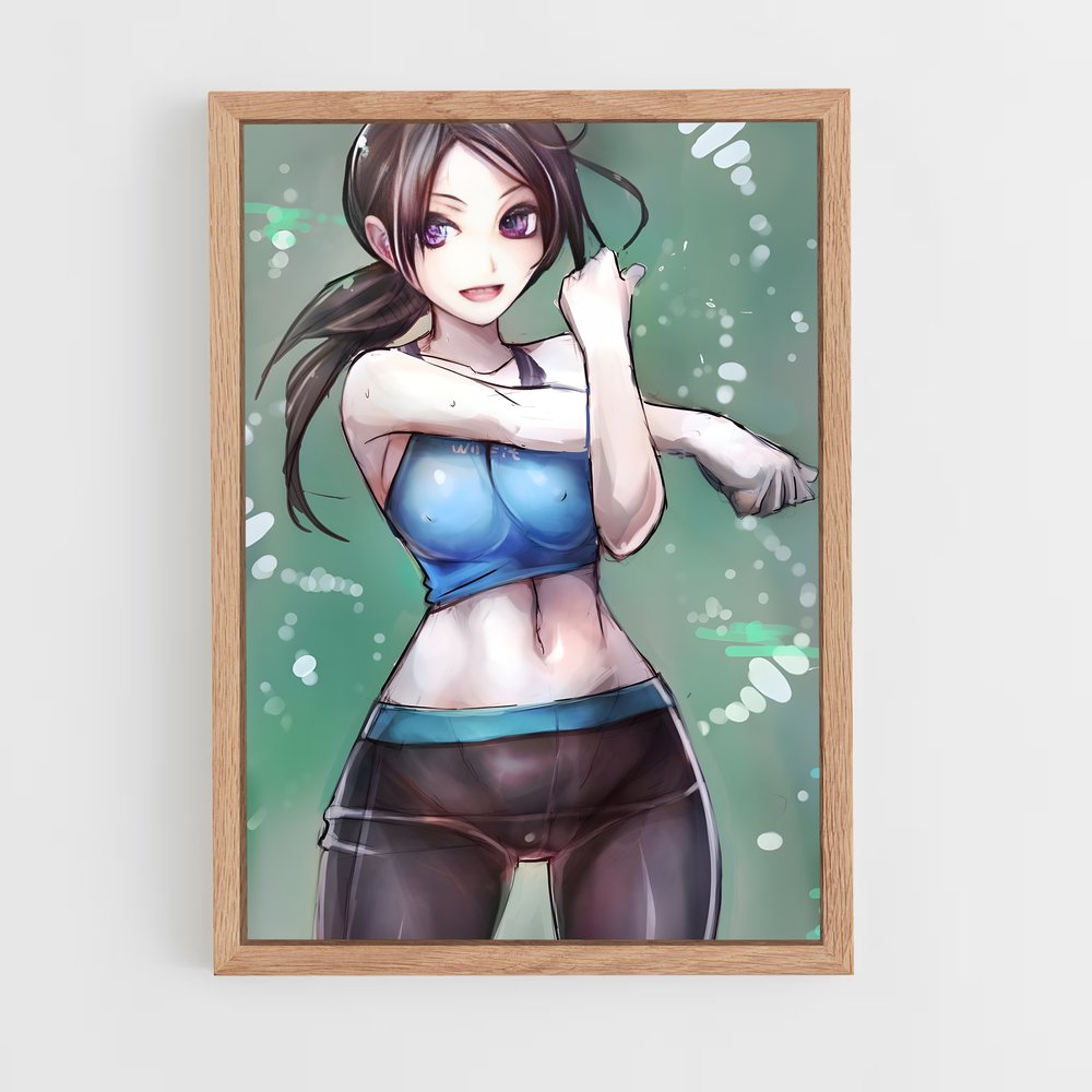 ap-wii fit trainer-1 cadre Bois clair