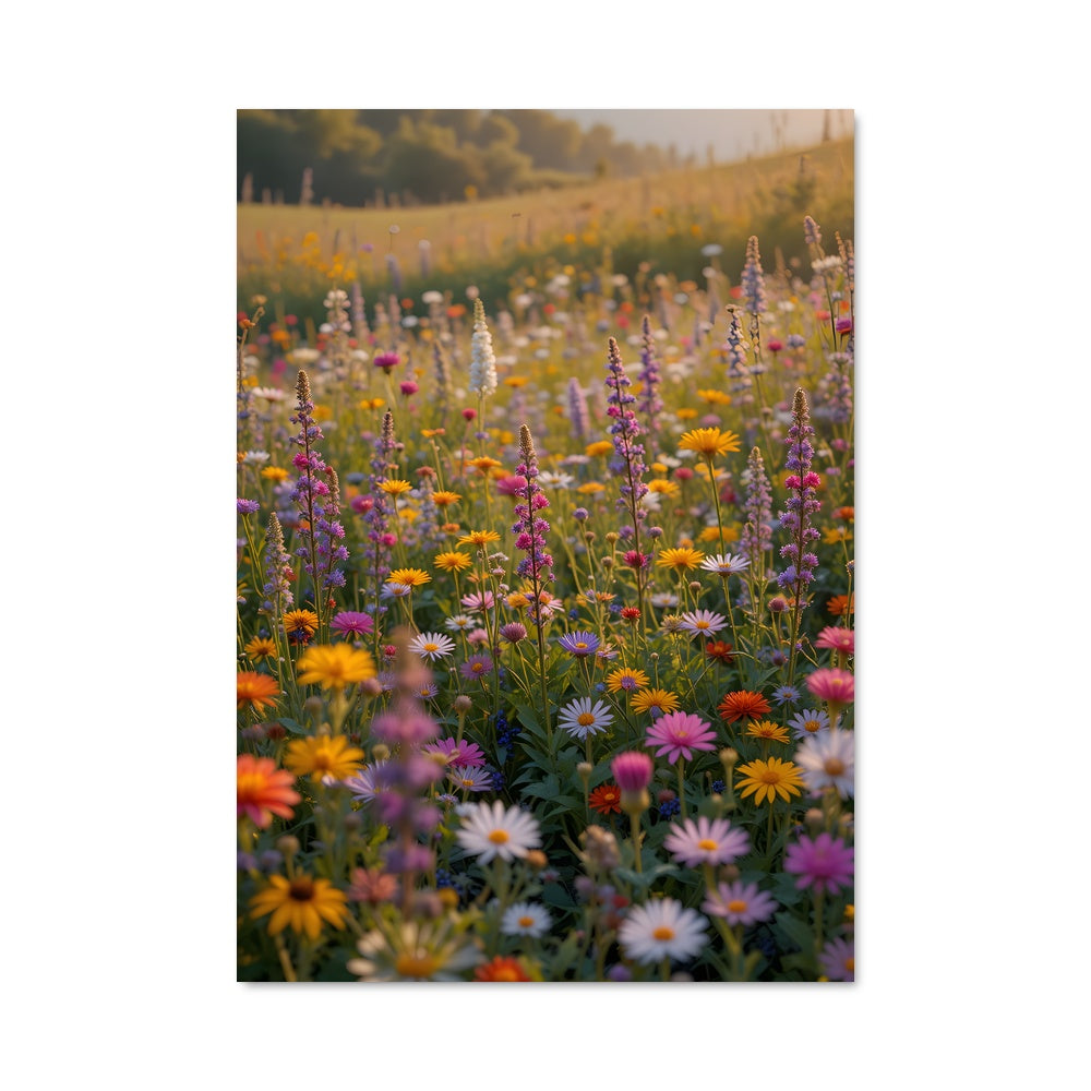 Poster Wildflower field 97397
