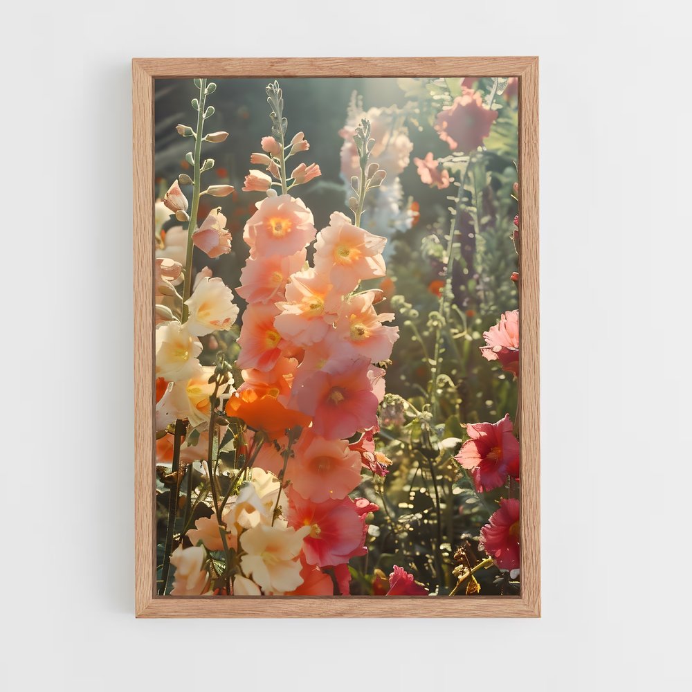 ap-wildflower bloom-2 cadre Bois clair