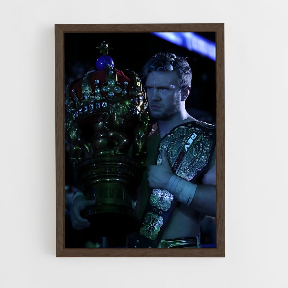 ap-will ospreay-1 cadre Bois foncé