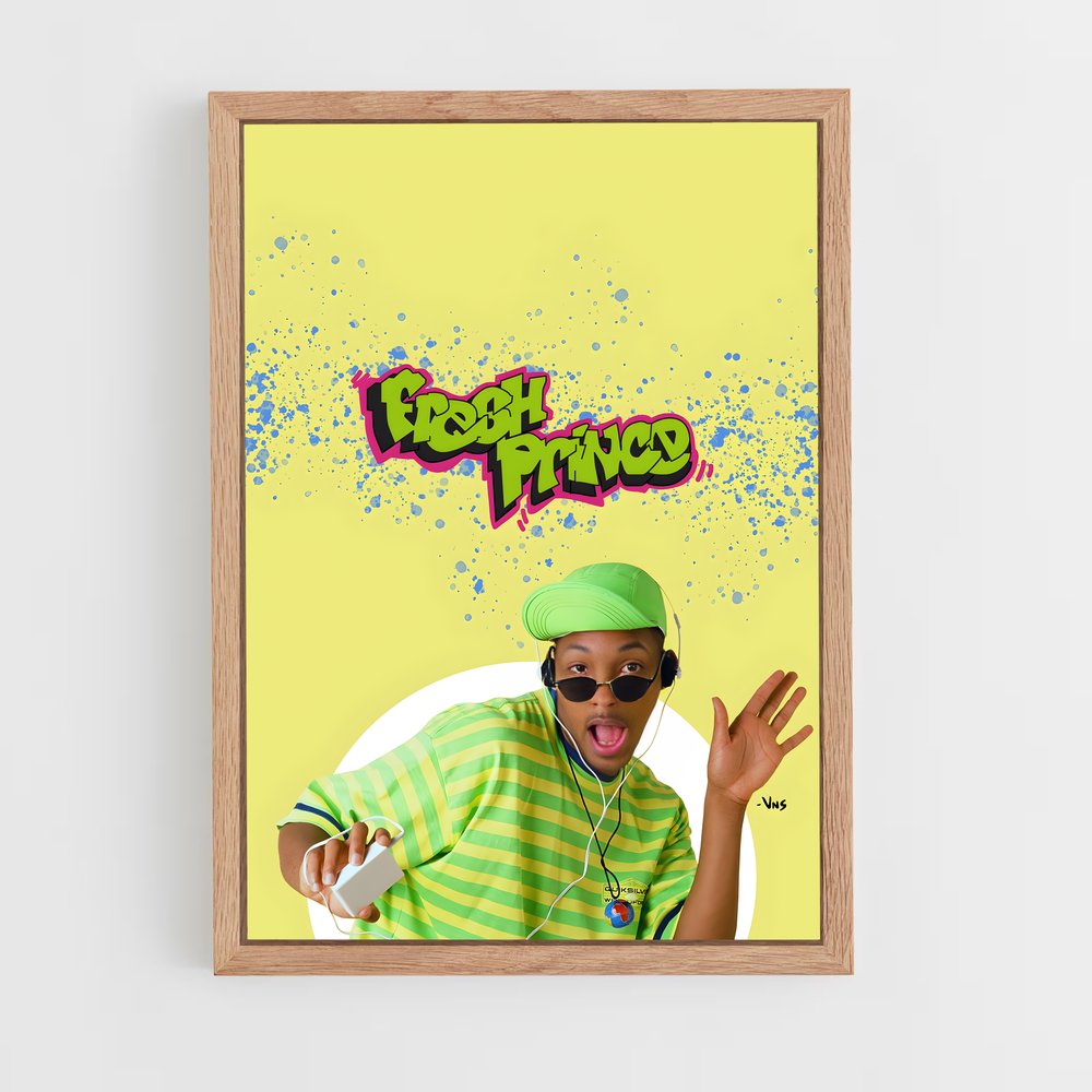 ap-will smith fresh prince-4 cadre Bois clair