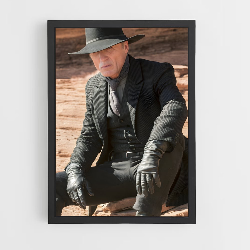 ap-william man in black-2 cadre Noir
