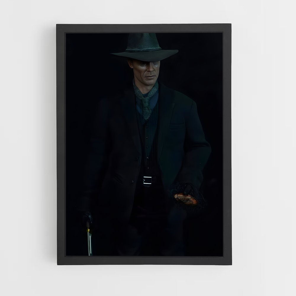 ap-william man in black-3 cadre Noir