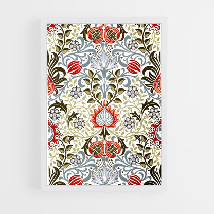 ap-william morris patterns-8 cadre Blanc