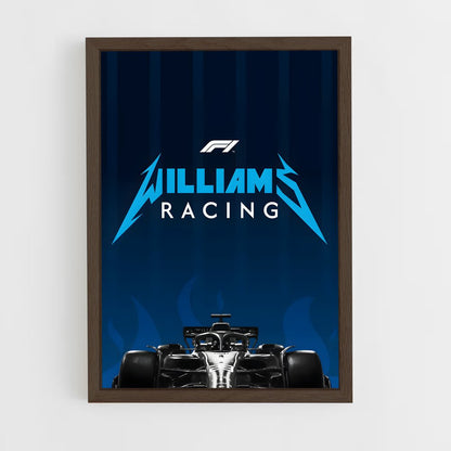 ap-williams f1 team-7 cadre Bois foncé