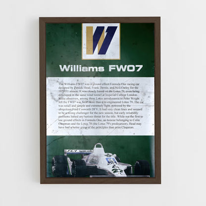 ap-williams fw07-1 cadre Bois foncé