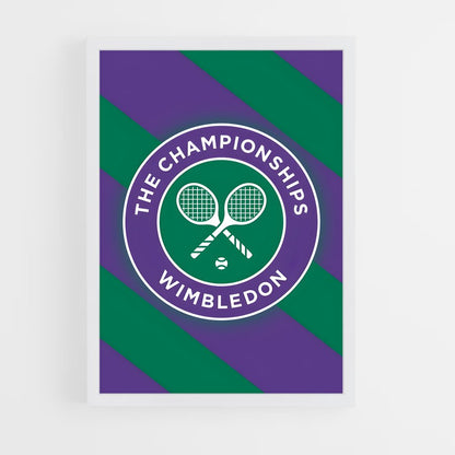 ap-wimbledon flag-2 cadre Blanc