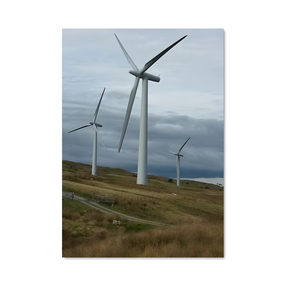 Poster Éoliennes Écossaises