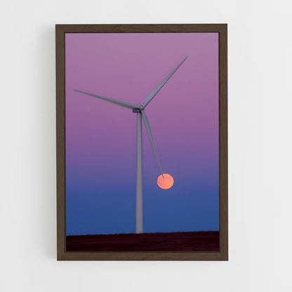 ap-wind turbines-4 cadre Bois foncé