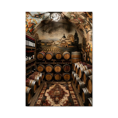 Poster Vins et Barriques