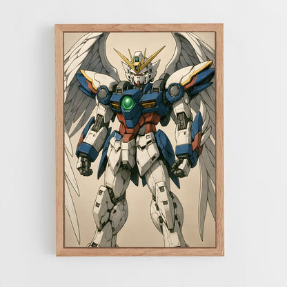 ap-wing gundam zero-2 cadre Bois clair