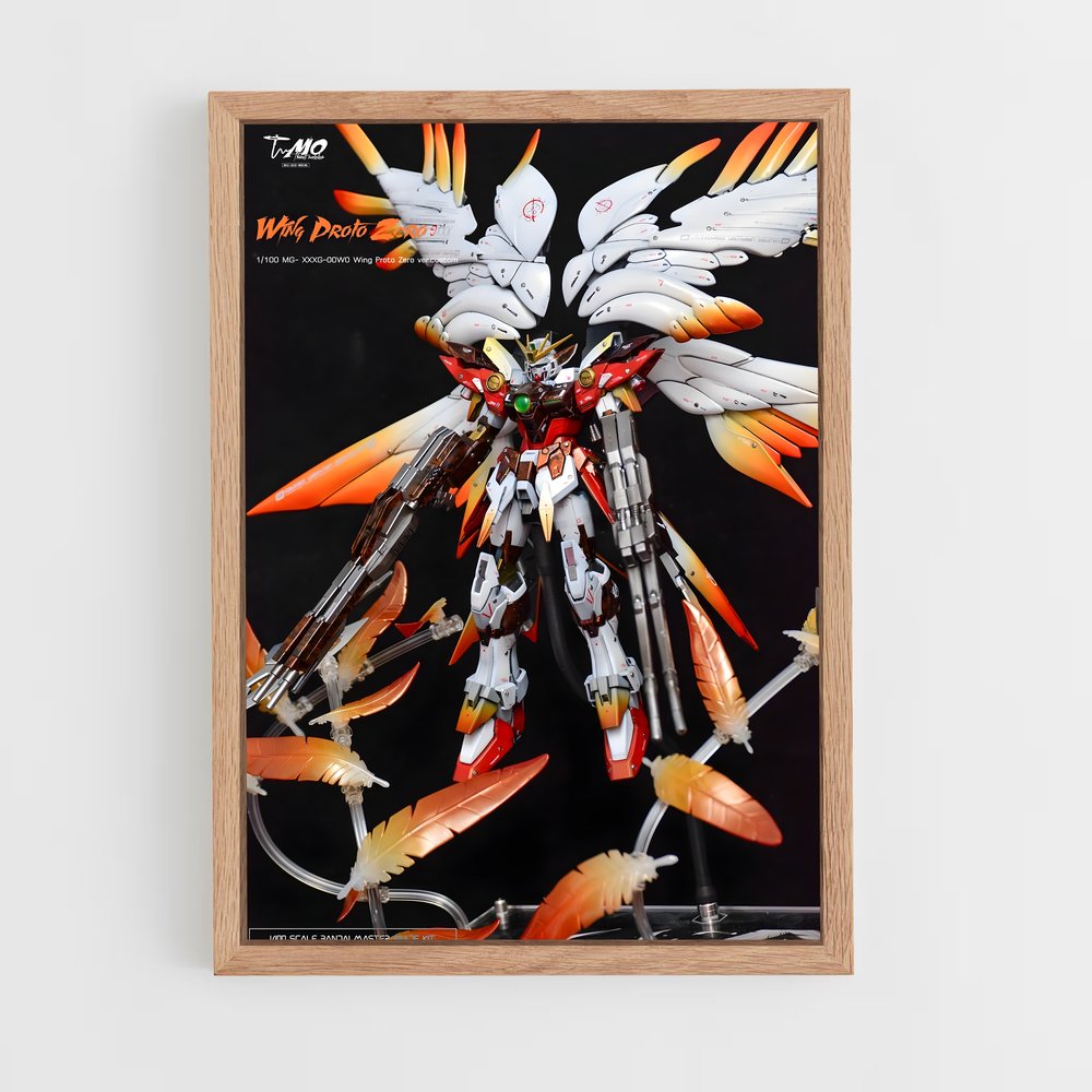 ap-wing gundam zero-3 cadre Bois clair