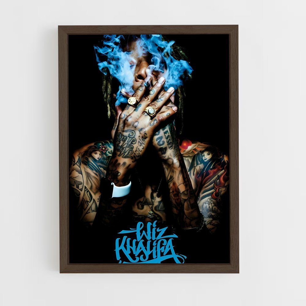 ap-wiz khalifa-4 cadre Bois foncé
