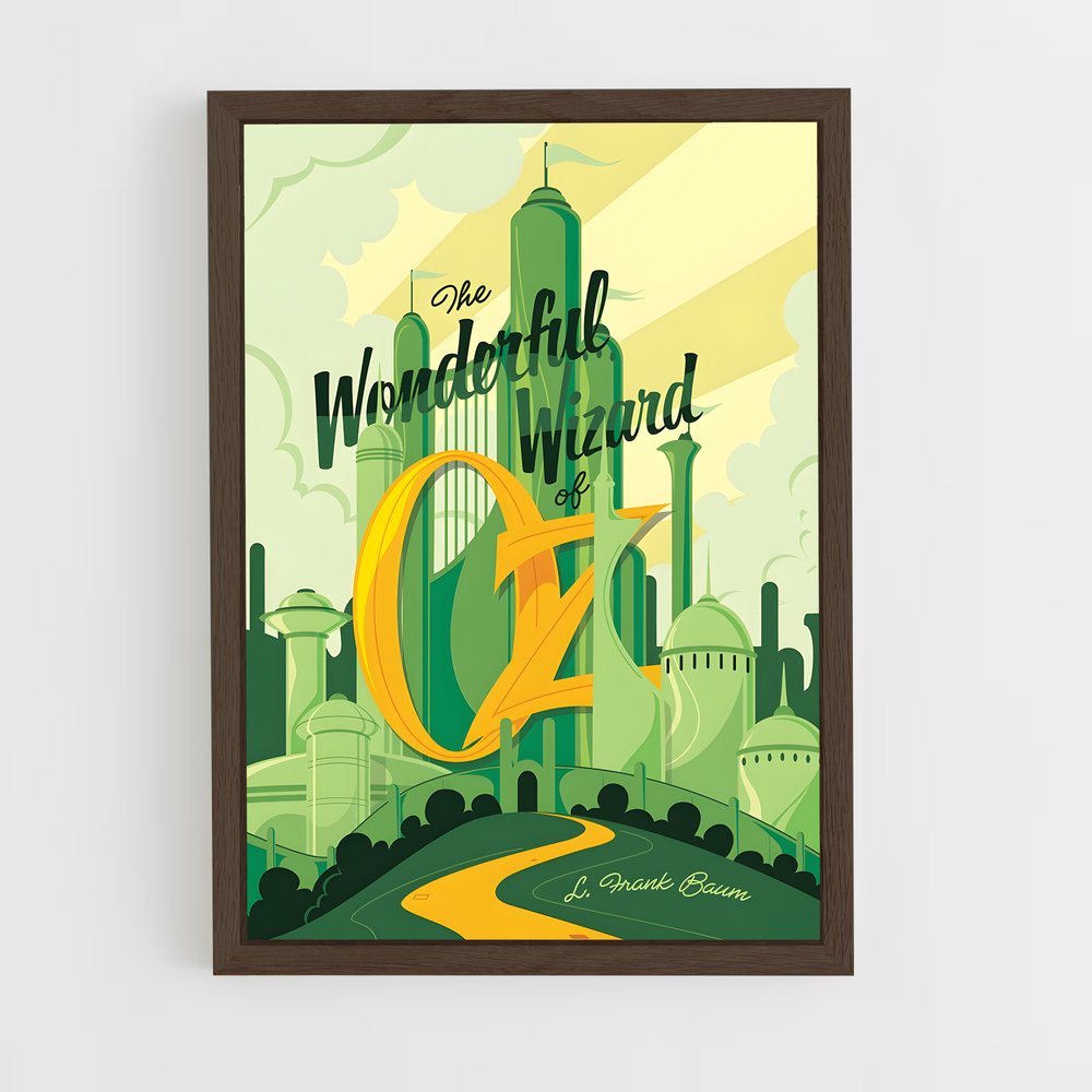 ap-wizard of oz-10 cadre Bois foncé