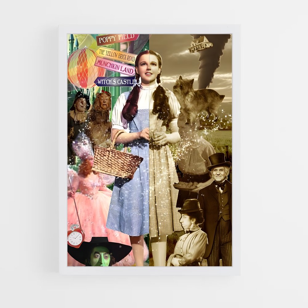 ap-wizard of oz-8 cadre Blanc