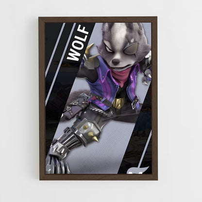 ap-wolf-1 cadre Bois foncé