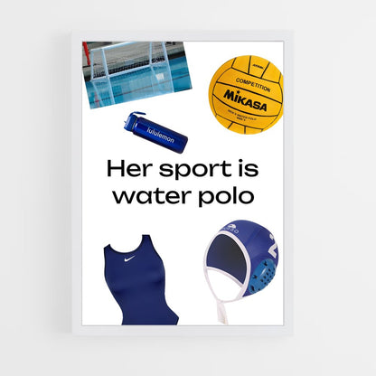 ap-world aquatics water polo-3 cadre Blanc