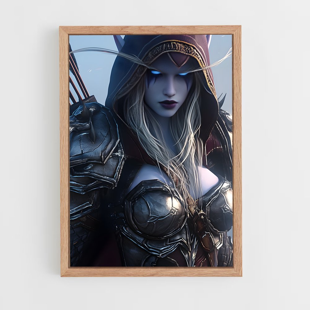 ap-world of warcraft-1 cadre Bois clair