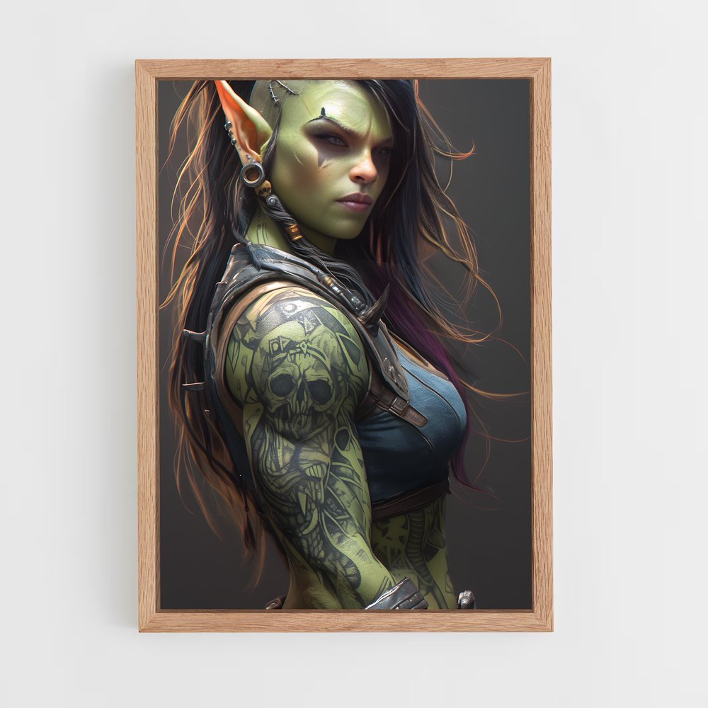 ap-world of warcraft-4 cadre Bois clair