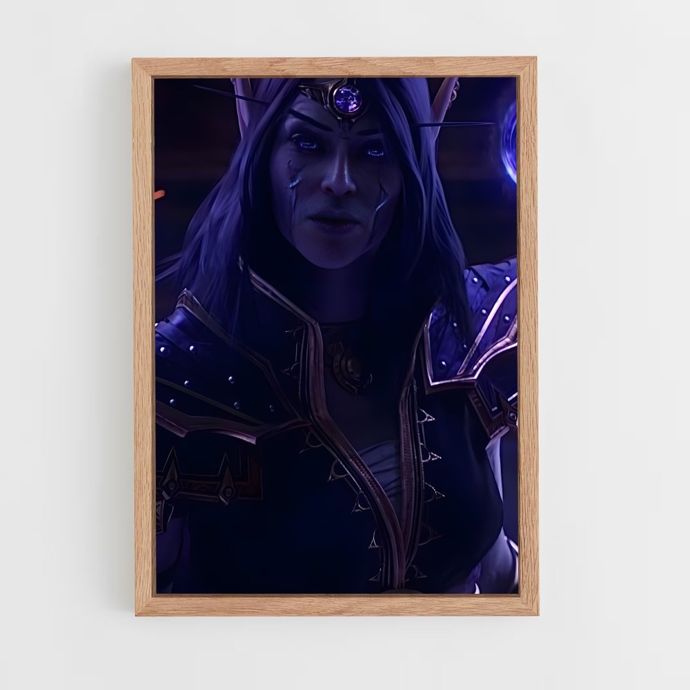 ap-world of warcraft-8 cadre Bois clair