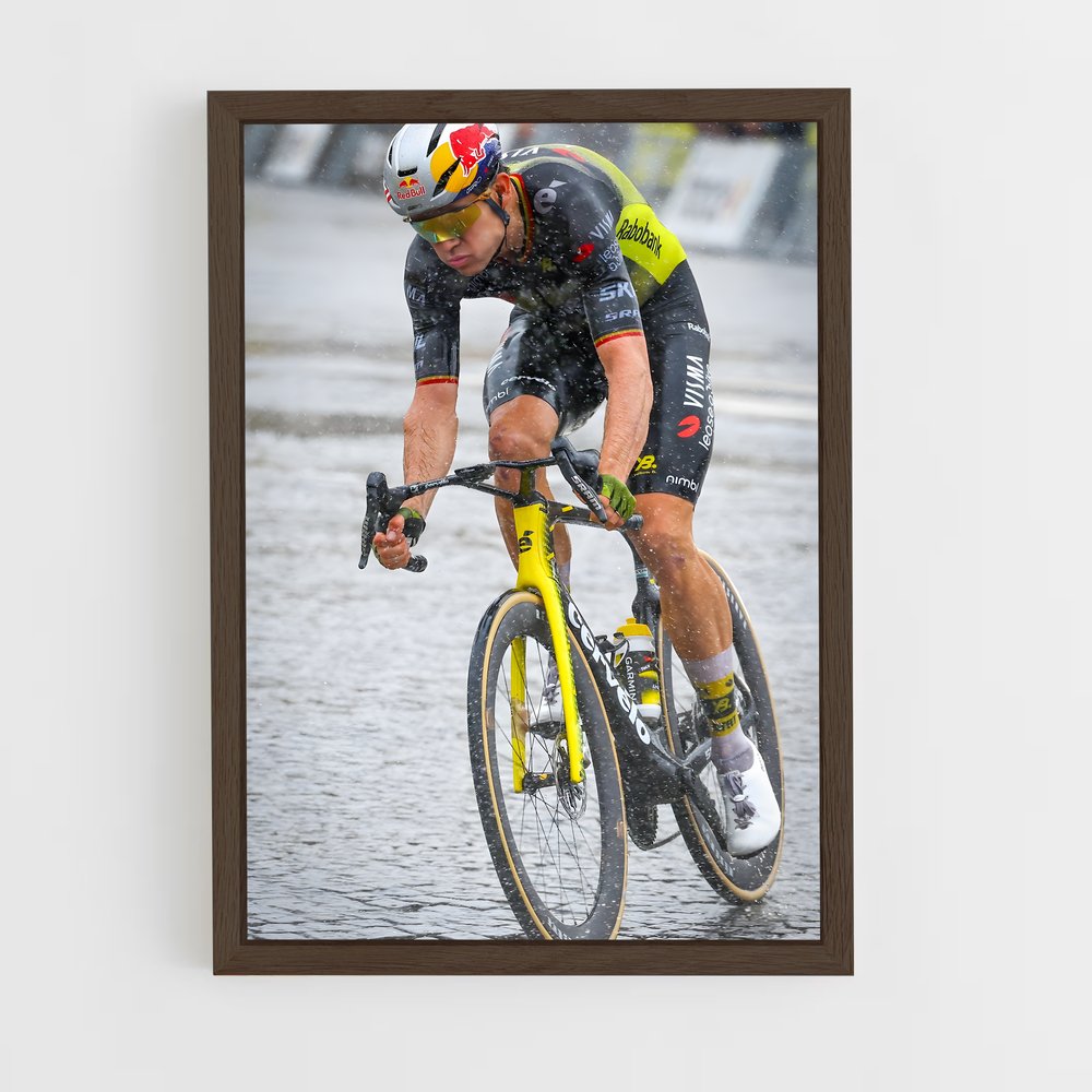 ap-wout van aert-3 cadre Bois foncé