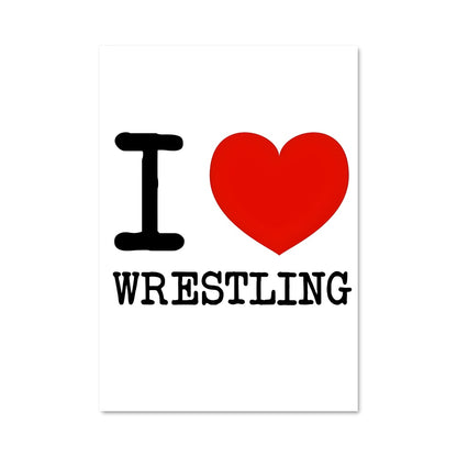 Poster Love Wrestling