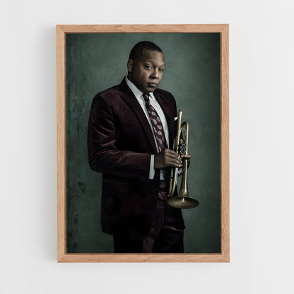 ap-wynton marsalis-2 cadre Bois clair