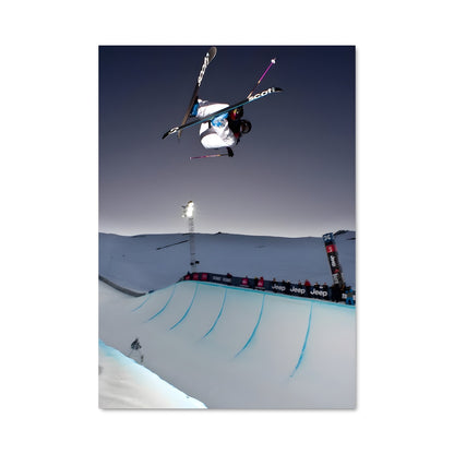 Poster Airborne Skier