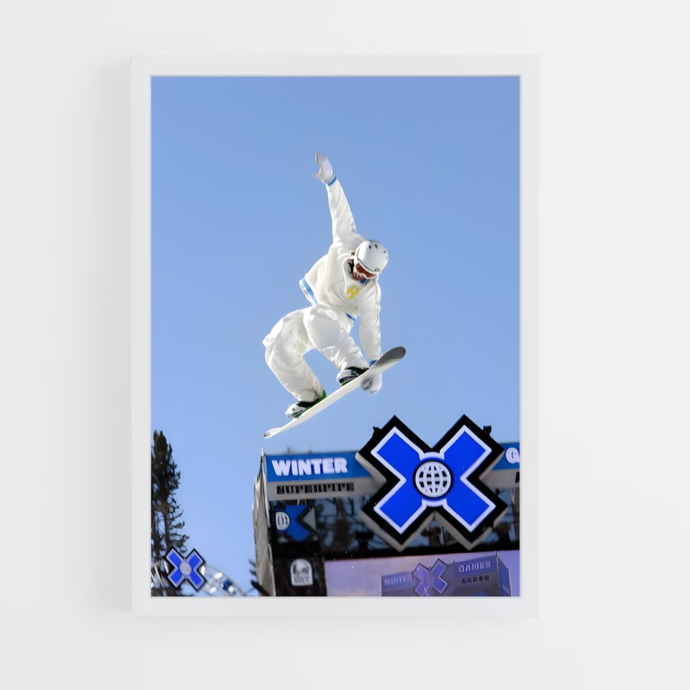 ap-x games skiing-2 cadre Blanc