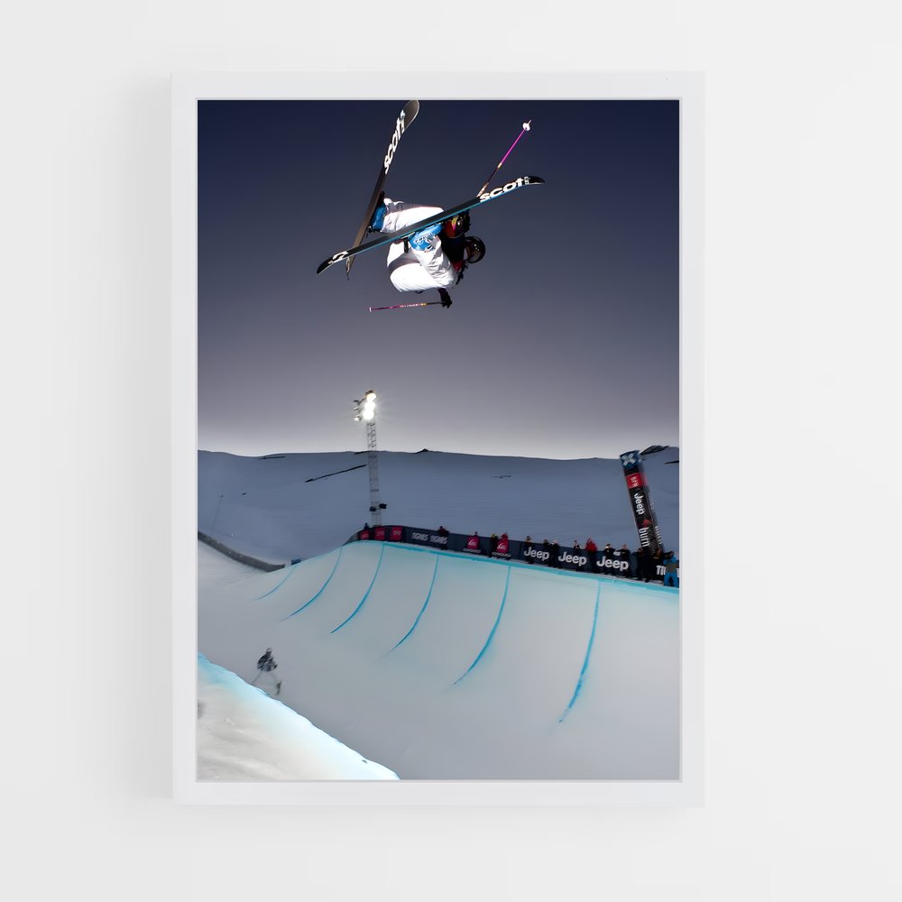ap-x games skiing-3 cadre Blanc