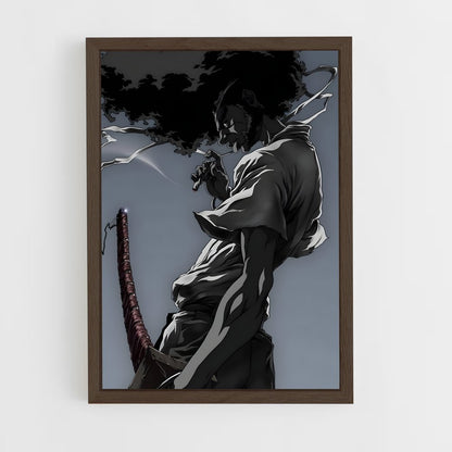 ap-yasuke samurai-1 cadre Bois foncé