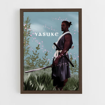 ap-yasuke samurai-4 cadre Bois foncé