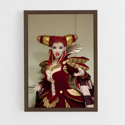 ap-yaya han-8 cadre Bois foncé