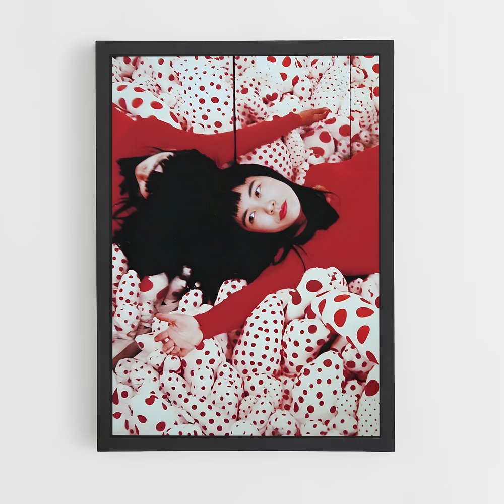 ap-yayoi kusama-2 cadre Noir