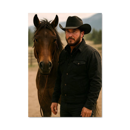 Poster Cowboy du Yellowstone
