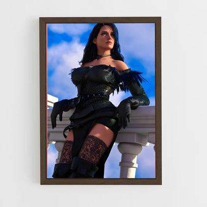 ap-yennefer of vengerberg-12 cadre Bois foncé