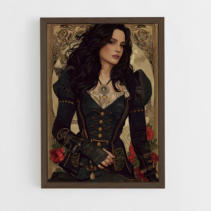 ap-yennefer of vengerberg-3 cadre Bois foncé