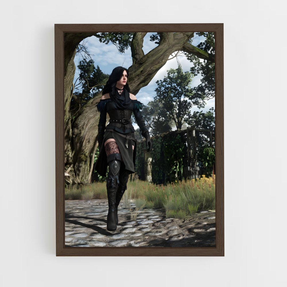 ap-yennefer of vengerberg-5 cadre Bois foncé