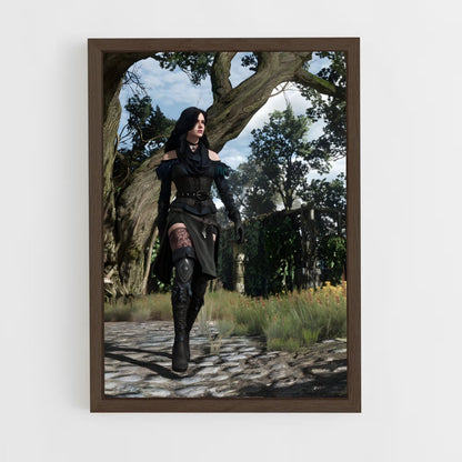 ap-yennefer of vengerberg-5 cadre Bois foncé