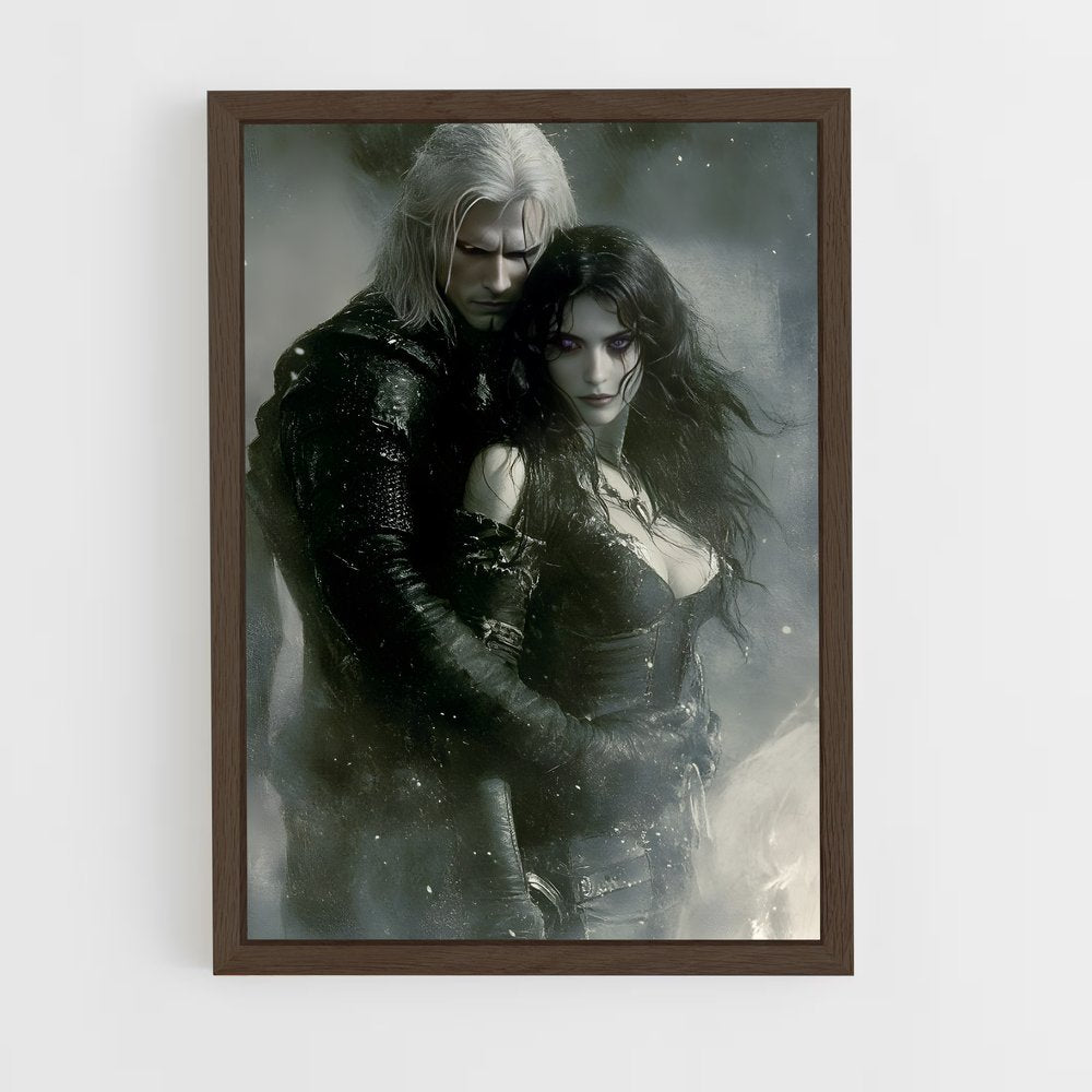 ap-yennefer of vengerberg-6 cadre Bois foncé