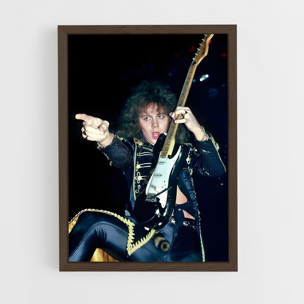 ap-yngwie malmsteen-4 cadre Bois foncé