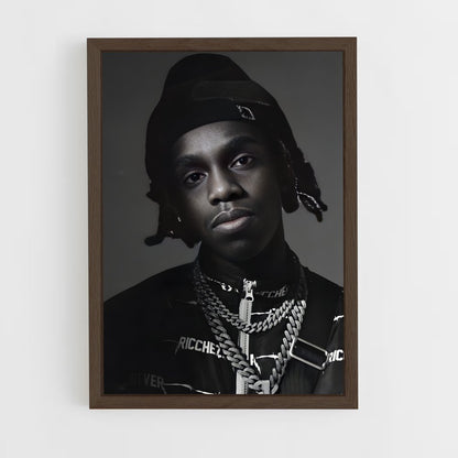 ap-ynw melly-2 cadre Bois foncé