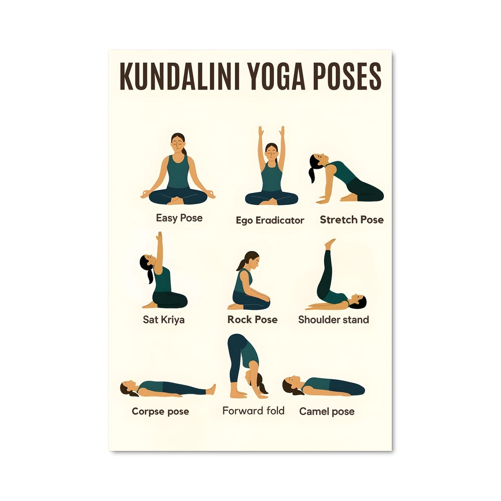 Poster Harmonies de Yoga