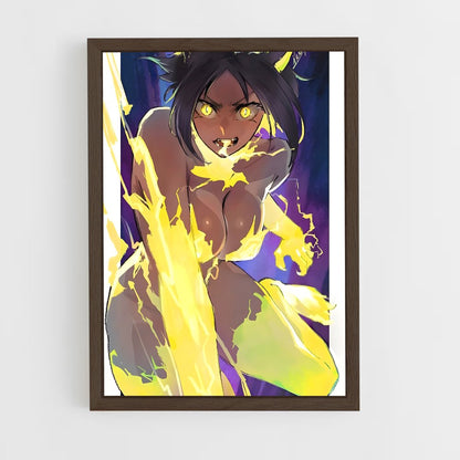 ap-yoruichi shihoin-2 cadre Bois foncé