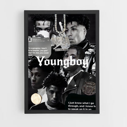 ap-youngboy never broke again-4 cadre Noir