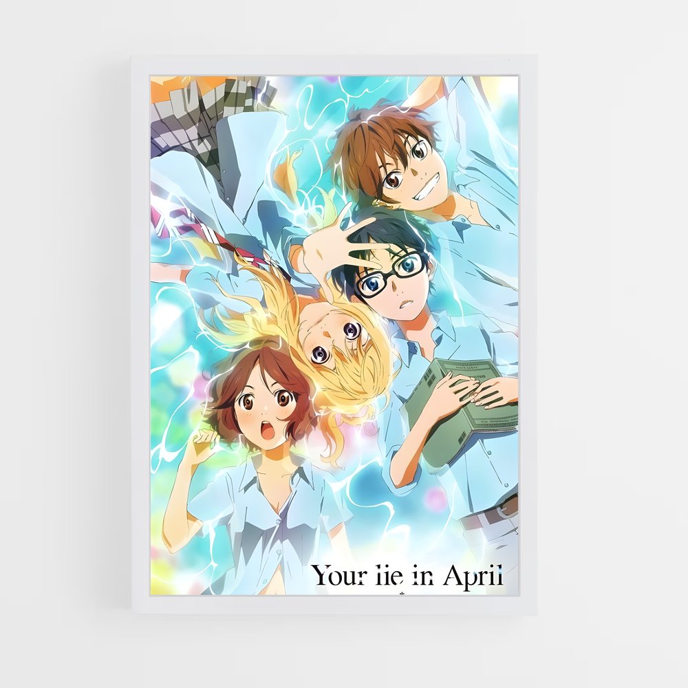 ap-your lie in april-3 cadre Blanc