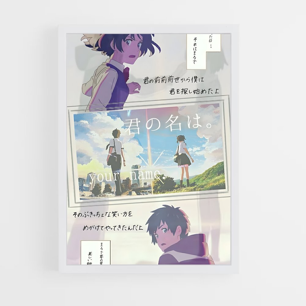 ap-your name-10 cadre Blanc