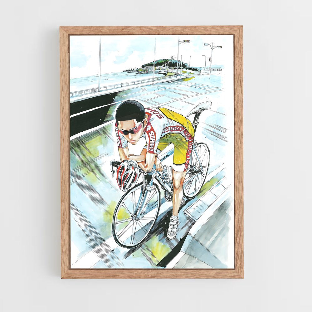 ap-yowamushi pedal-6 cadre Bois clair