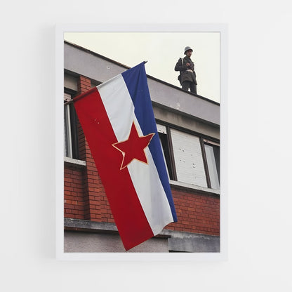 ap-yugoslavia flag-1 cadre Blanc