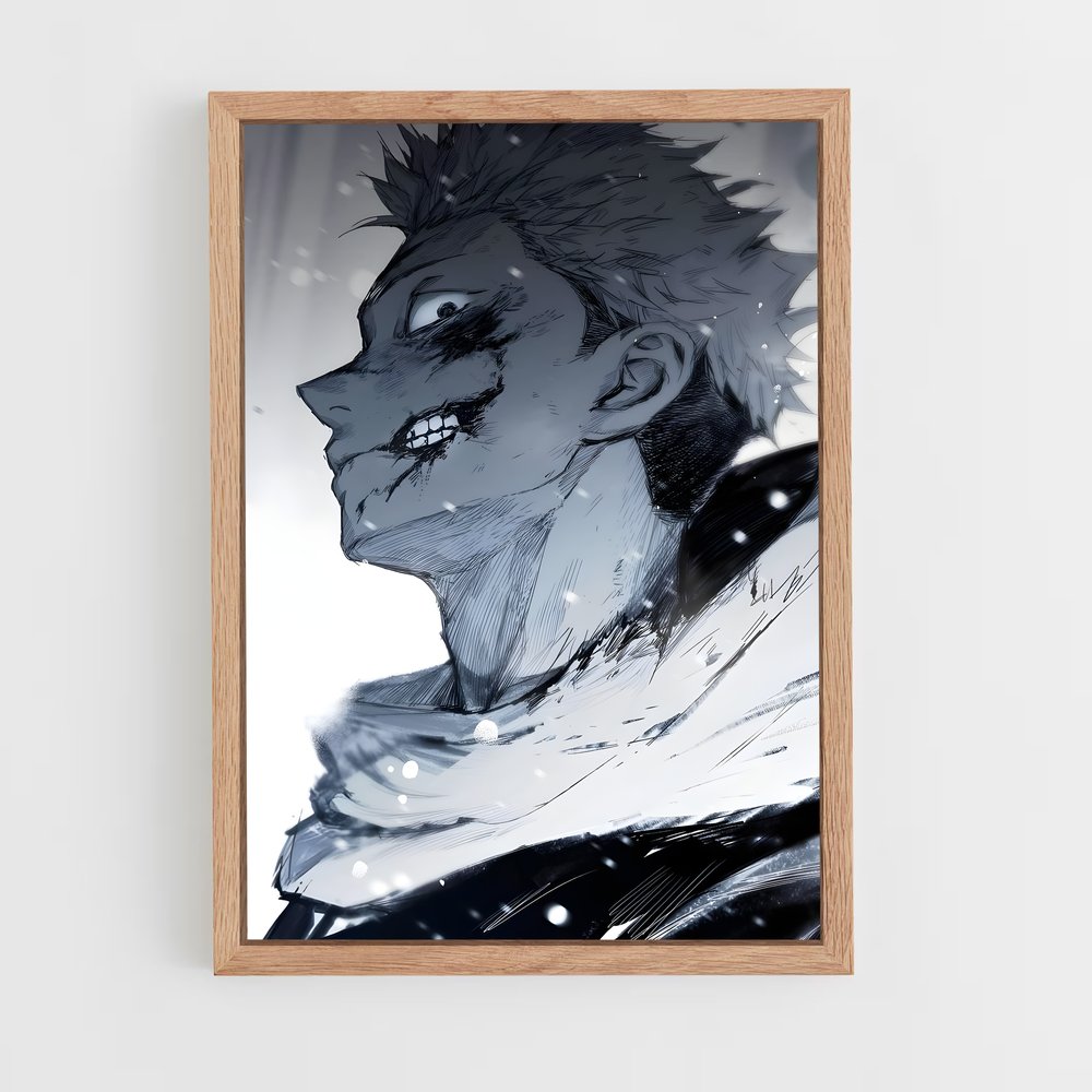 ap-yuji itadori-2 cadre Bois clair
